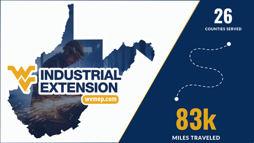 WV Industrial Extension - wvmep.com - 26 counties served, 83k miles traveled